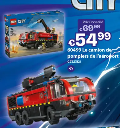Offre: Le camion de pompiers de l'aéroport