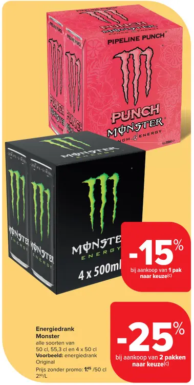 Promotie: Energiedrank