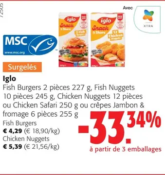 Offre: Iglo
