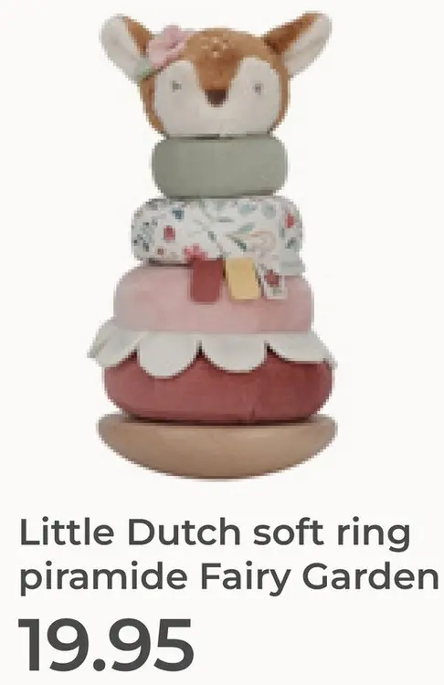 Aanbieding: Soft ring piramide Fairy Garden