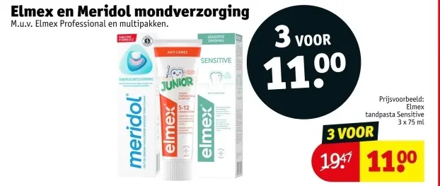 Aanbieding: Elmex en Meridol mondverzorging