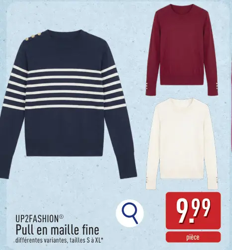 Offre: Pull en maille fine