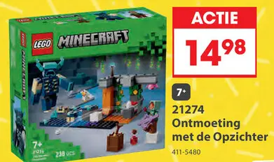Aanbieding: LEGO 21274 Minecraft Ontmoeting Met De Opzichter