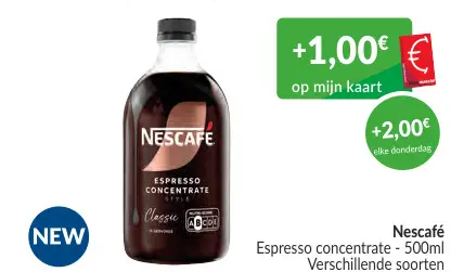 Promotie: Espresso concentrate