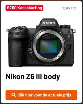 Aanbieding: Nikon Z6 III body