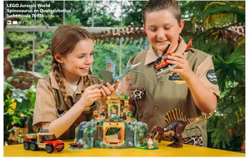 Aanbieding: LEGO Jurassic World Spinosaurus en Quetzalcoa