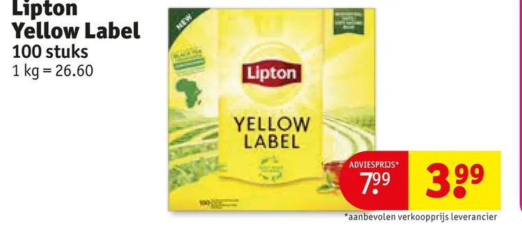 Promotie: Yellow Label