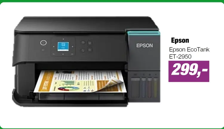 Aanbieding: Epson EcoTank ET-2950