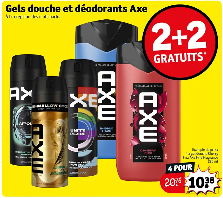 Offre: Gels douche et déodorants