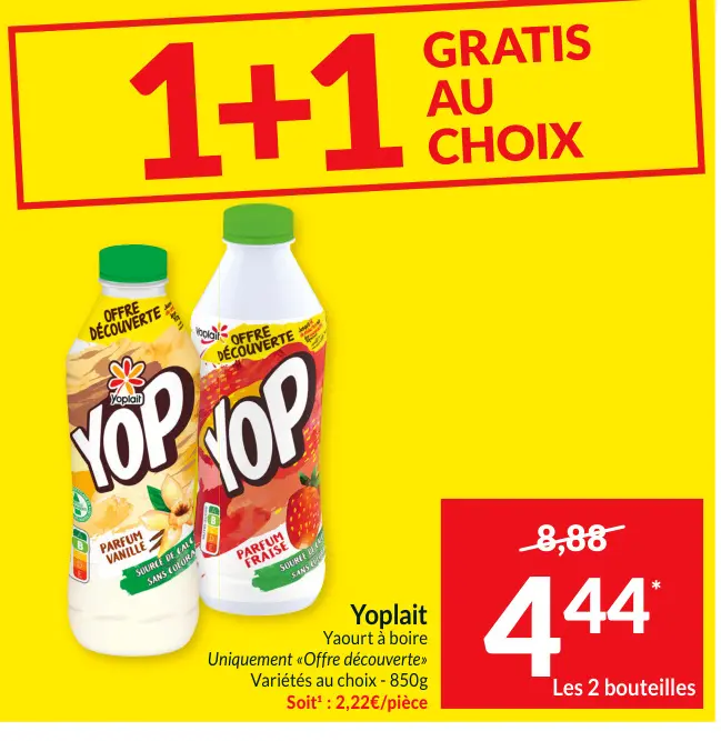 Offre: Yoplait Yaourt à boire
