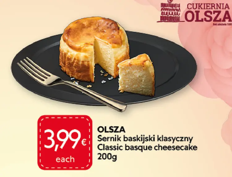 Aanbieding: Sernik baskijski klasyczny