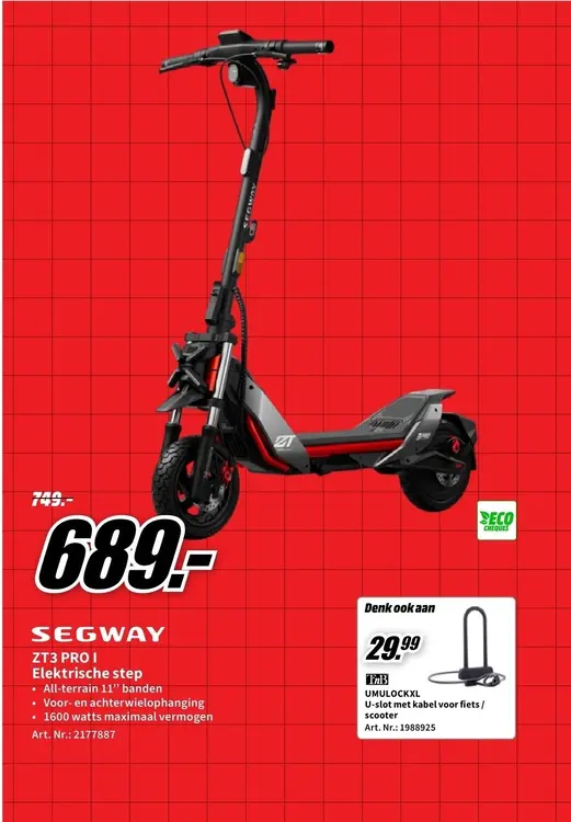 Promotie: ZT3 PRO I Elektrische step