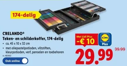 Promotie: Teken- en schilderkoffer