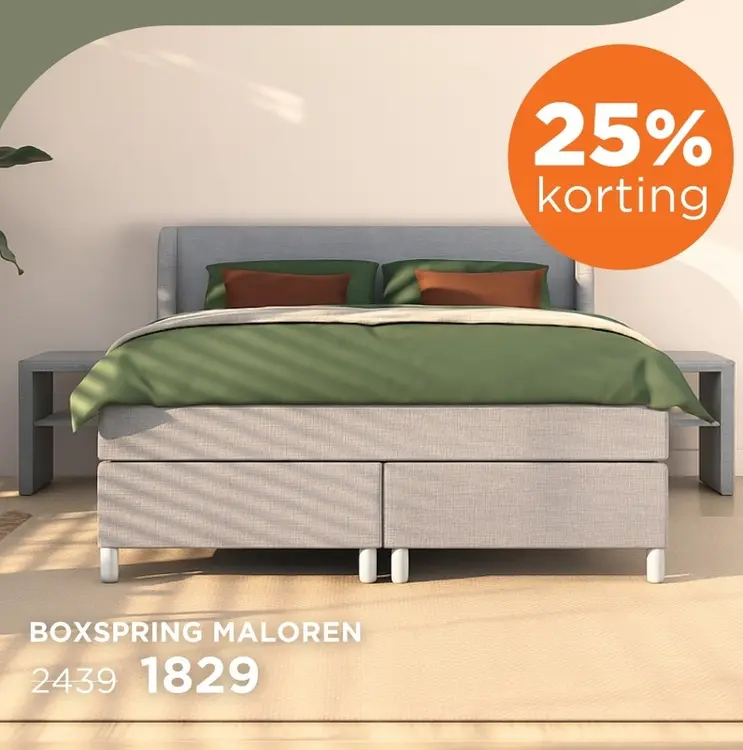 Aanbieding: Boxspring maloren