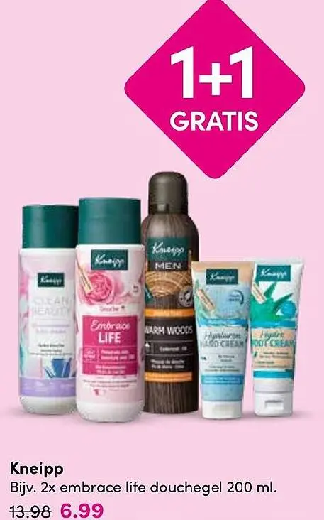 Aanbieding: embrace life douchegel