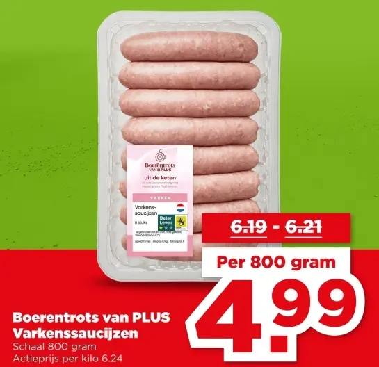 Varkenssaucijzen