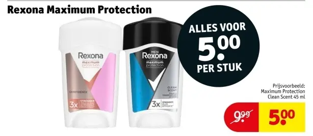 Aanbieding: Rexona Maximum Protection