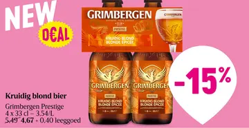 Aanbieding: Kruidig blond bier