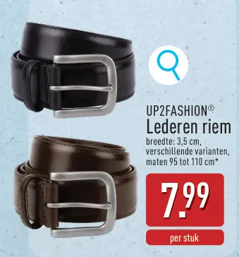 Promotie: Lederen riem