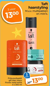 Aanbieding: Taft haarstyling