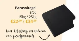 Promotie: Parasoltegel