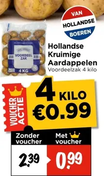 Aanbieding: Hollandse Kruimige Aardappelen
