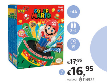 Offre: POP UP SUPER MARIO