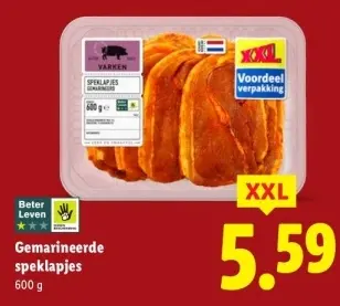 Aanbieding: Gemarineerde speklapjes