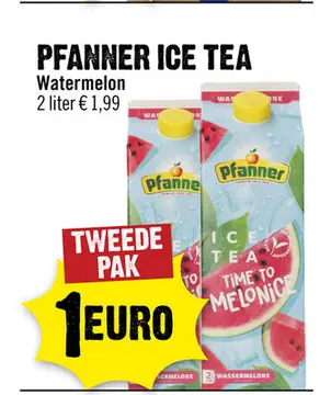 Aanbieding: PFANNER ICE TEA Watermelon