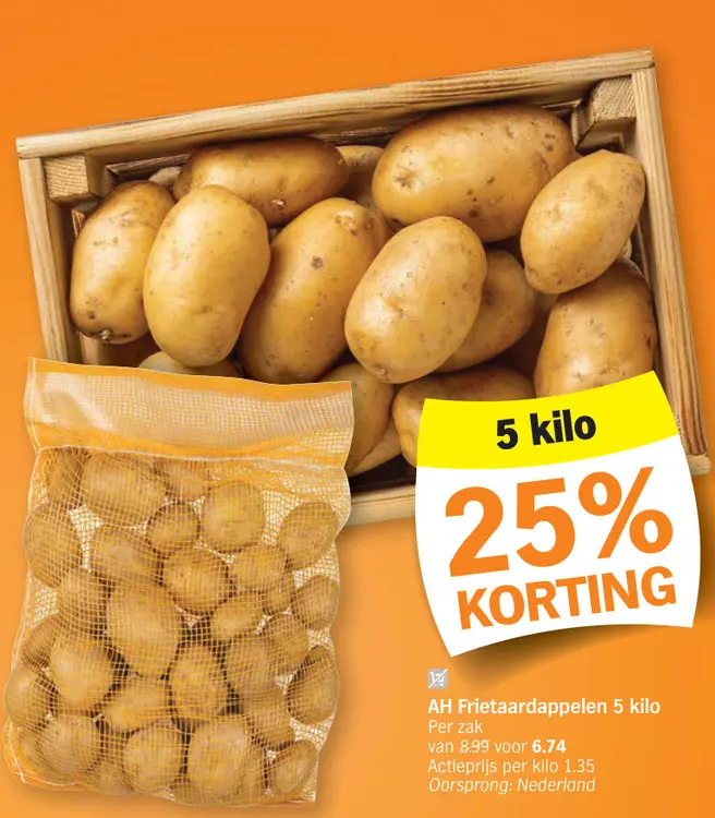 Promotie: Frietaardappelen