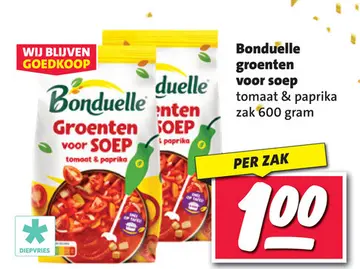 Aanbieding: Bonduelle groenten voor soep