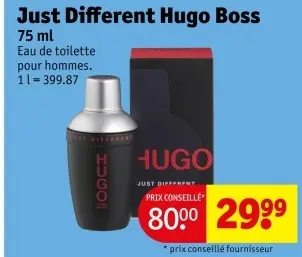 Offre: Just Different Hugo Boss