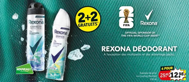 Offre: Déodorant