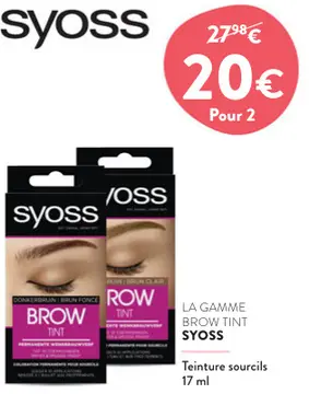 Offre: La gamme brow tint