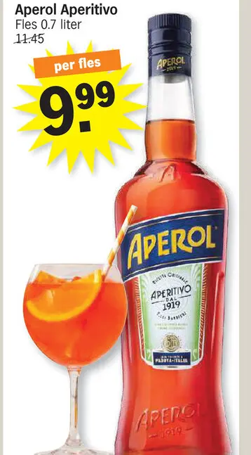 Promotie: Aperol Aperitivo