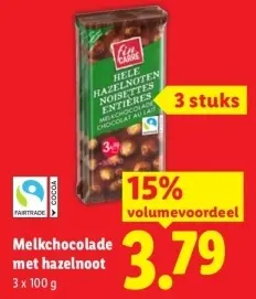 Aanbieding: Fin Carré Melkchocolade met hazelnoot