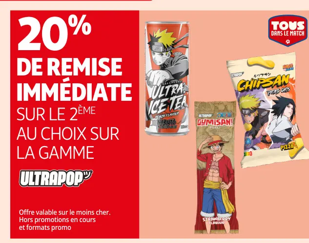 Promotie: Ultra ice tea, gumisan!, chipsan!