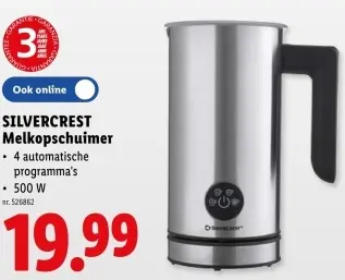 Promotie: Melkopschuimer