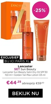 Aanbieding: Lancaster SET Sun Beauty