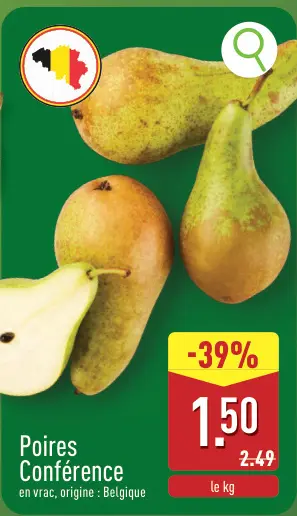 Offre: Poires Conférence