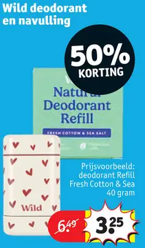 Aanbieding: Wild deodorant