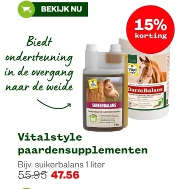 Aanbieding: Vitalstyle paardensupplementen