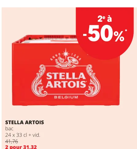 Offre: Stella Artois Bac