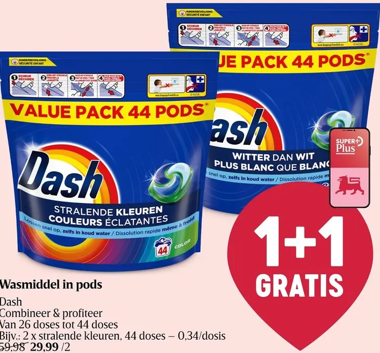 Promotie: Wasmiddel in pods