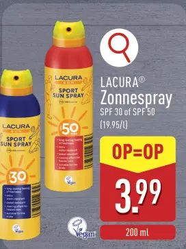 Promotie: Zonnespray