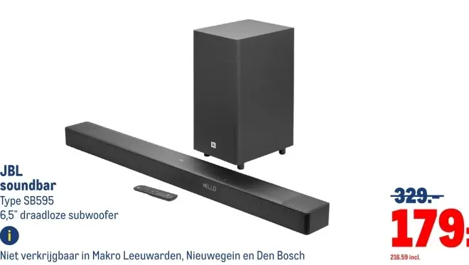 Aanbieding: soundbar