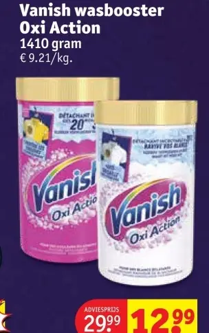 Promotie: wasbooster Oxi Action