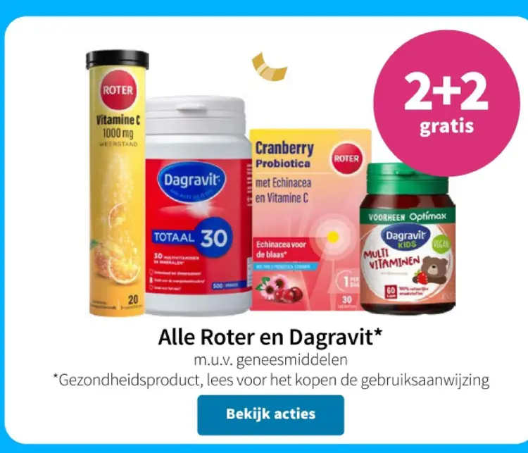 Aanbieding: Roter and Dagravit products