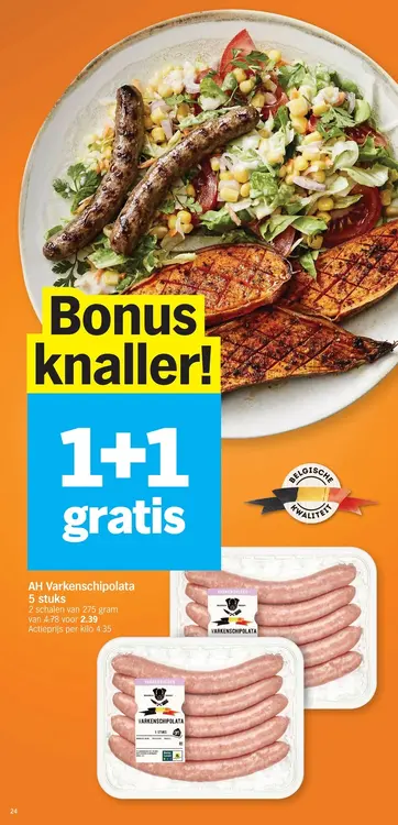 Promotie: Varkenschipolata