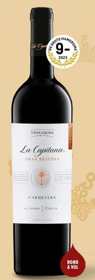 Aanbieding: La Capitana Barrel Reserve Carmenère 75CL